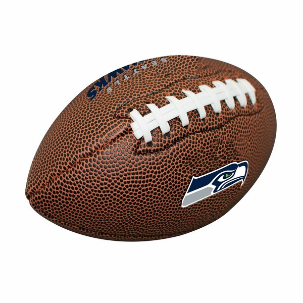 Logo Brands Seattle Seahawks Mini Size Composite Football 628-93MC-1